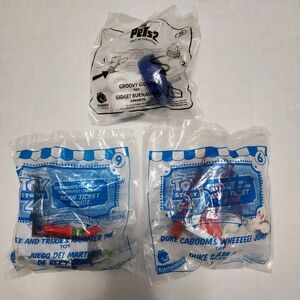 2019 McDonald's Happy Meal Toys Toy Story & Secret Lift of Pets Lot of 3